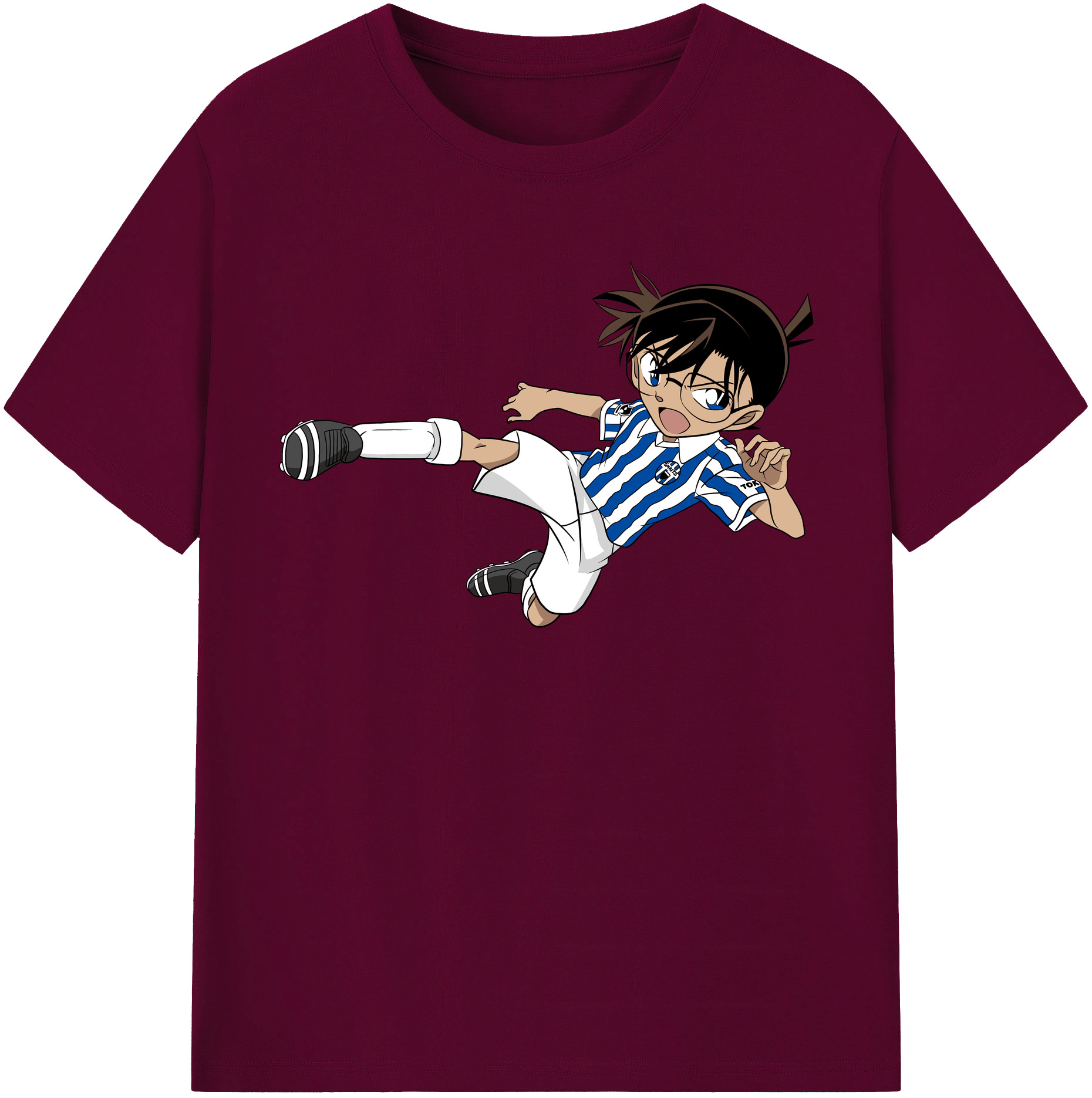 （画像用） 名探偵コナン 江戸川 コナン Detective Conan Conan Edogawa レディースカジュアルプリントTシャツ（綿100％）